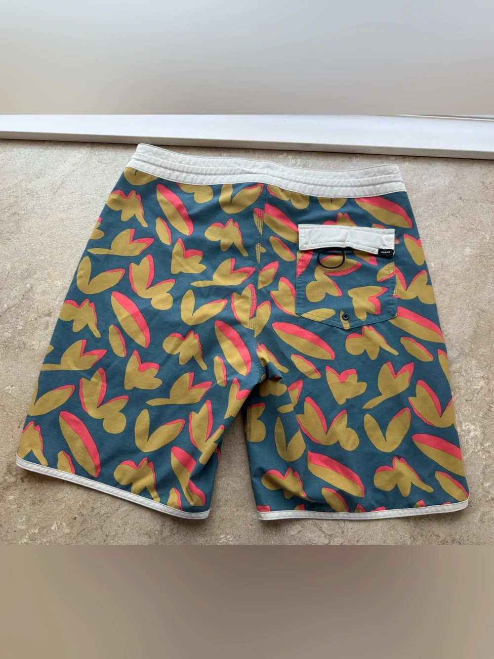 Prana Vintage Boardshorts-Catalina Indo Disco, Size 30, Inseam 8